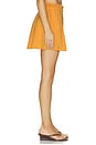 view 3 of 6 JUPE-SHORT EN COTON TAILLE MI-HAUTE in Apricot