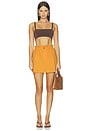 view 5 of 6 JUPE-SHORT EN COTON TAILLE MI-HAUTE in Apricot