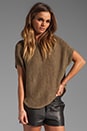 view 1 of 4 Short Sleeve Boat Neck Sweater in Sage