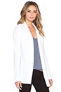 view 2 of 3 Drape Front Cardigan in Optic White