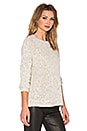 view 2 of 3 Tweed Drop Shoulder Sweater in Natural