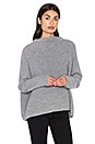 view 1 of 4 Funnel Neck Sweater in Medium Grey