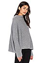 view 2 of 4 Funnel Neck Sweater in Medium Grey