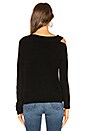 view 3 of 4 Off Shoulder Pullover in Black