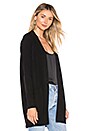view 2 of 4 Raglan Sleeve Cardigan in Black
