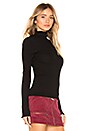 view 2 of 4 JERSEY TURTLENECK in Black