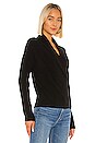view 2 of 4 Wrap Front Pullover in Black