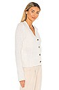 view 3 of 5 Shrunken Button Cardigan in White