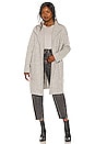 view 1 of 4 Clean Edge Cardigan Coat in Light Grey
