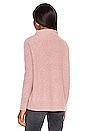 view 3 of 4 Boiled Funnel Neck Pullover in Pink Shell