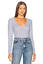 view 1 of 4 Scoop Neck Pullover Sweater in Light Peri Blue