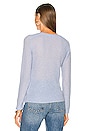 view 3 of 4 Scoop Neck Pullover Sweater in Light Peri Blue
