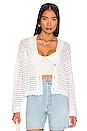 view 1 of 4 Crochet Cardigan in Optic White