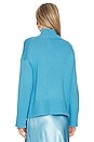view 3 of 4 Rib Mock Neck Sweater in Fountain