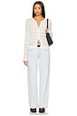 view 4 of 4 Lace Stitch Cardigan in Optic White