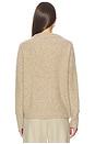 view 3 of 4 Funnel Neck Pullover in Oat Donegal