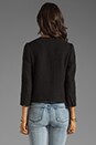 view 3 of 6 Wool Blend Cropped Jacket in Black