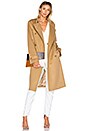 view 1 of 5 Melton Trench Coat in Camel