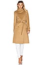 view 2 of 5 Melton Trench Coat in Camel