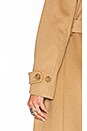 view 5 of 5 Melton Trench Coat in Camel