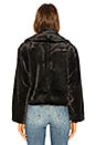 view 3 of 4 Plush Faux Fur Coat in Iron