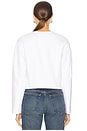 view 3 of 4 Collarless Jacket in Optic White