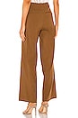 view 3 of 4 High Waist Straight Leg Pant in Pecan