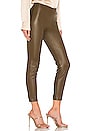 view 2 of 4 Leather Crop Pant in Dark Olive