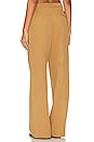 view 3 of 4 Drop Waist Pleated Trouser in Amber Wave
