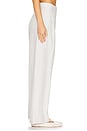 view 3 of 6 PANTALÓN PIERNA ANCHA HIGH WAISTED CASUAL TAILORED in Salt Glass