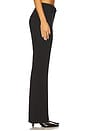 view 3 of 6 High Waist Slim Flare Belted Pant in Black