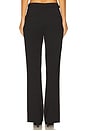 view 4 of 6 High Waist Slim Flare Belted Pant in Black