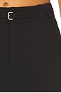 view 6 of 6 High Waist Slim Flare Belted Pant in Black