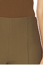 view 6 of 6 CALÇA FLARE CROPPED PINTUCK in Cypress