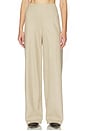 view 1 of 6 High Waist Wool Blend Bias Pant in Oatmeal
