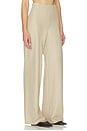 view 2 of 6 High Waist Wool Blend Bias Pant in Oatmeal