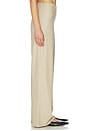 view 3 of 6 High Waist Wool Blend Bias Pant in Oatmeal