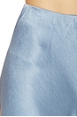 view 6 of 6 High Waist Fluid Satin Bias Pant in Pacific