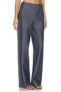 view 2 of 6 Colette Chambray Bias Pant in Indigo