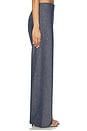 view 3 of 6 Colette Chambray Bias Pant in Indigo