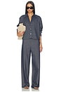 view 5 of 6 Colette Chambray Bias Pant in Indigo