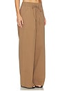 view 2 of 6 Mid Rise Cotton Drawstring Pant in Almondine