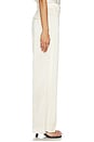 view 3 of 6 High Waist Satin Trouser in Flax