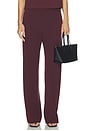 view 1 of 7 Colette High Waist Crepe Bias Pant in Black Rose