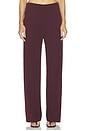 view 2 of 7 Colette High Waist Crepe Bias Pant in Black Rose
