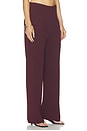 view 4 of 7 Colette High Waist Crepe Bias Pant in Black Rose