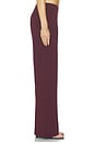 view 5 of 7 Colette High Waist Crepe Bias Pant in Black Rose