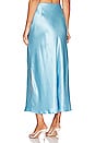 view 3 of 4 Side Slit Slip Skirt in Fountain