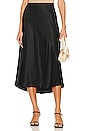 view 1 of 4 Bias Slip Skirt in Black