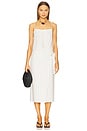view 5 of 6 Seedling Stripe Wrap Skirt in Off White & Marigold